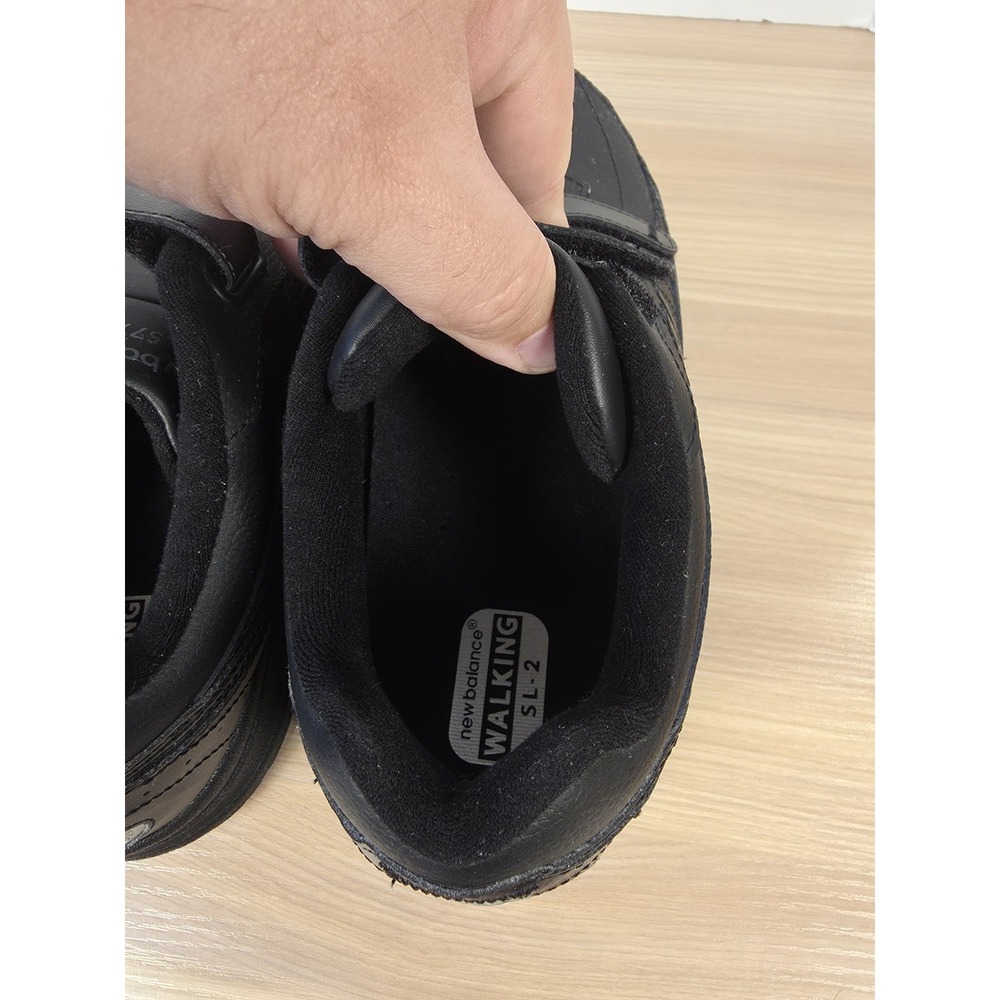 New Balance 577 Walking Shoes Womens Sz 12 2E Extra WIDE Black Hook/Loop WW577VK - Picture 7 of 10